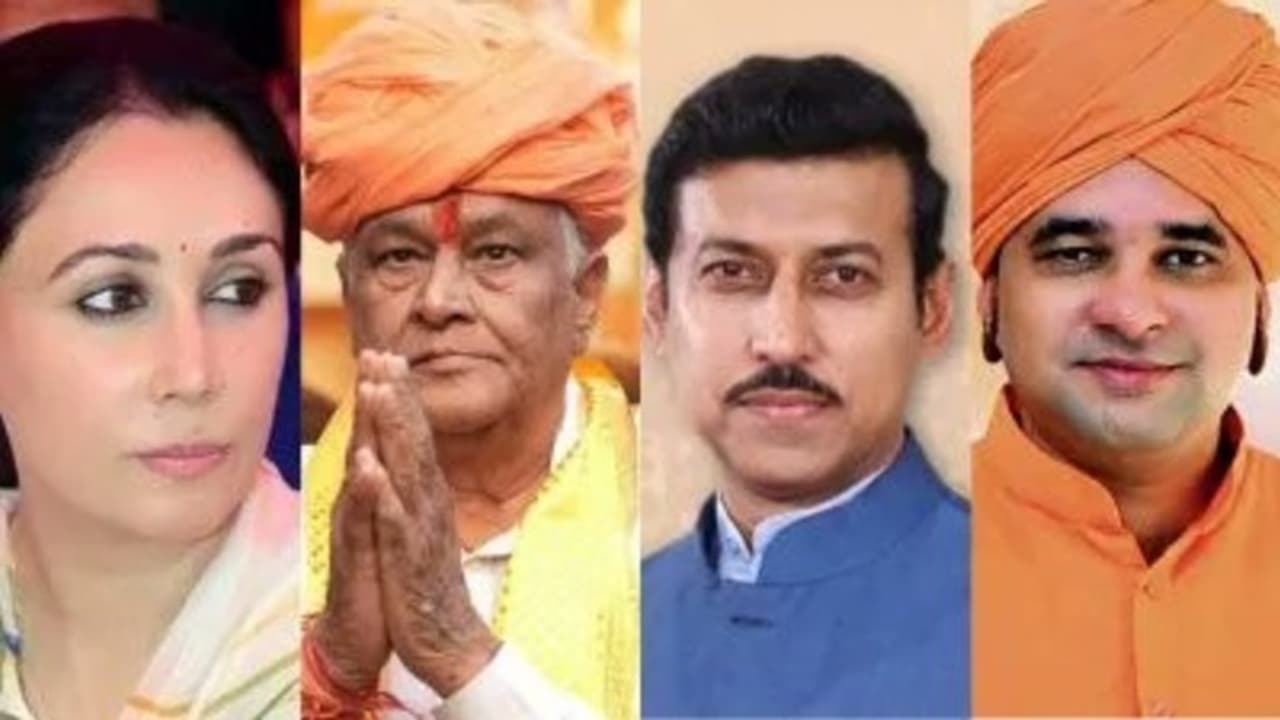 rajasthan election result 2023 : నలుగురు బీజేపీ ఎంపీలు రాజీనామా .. కారణమేంటీ , సీఎం రేసులోనూ ఢీ ..? rajasthan election result 2023 : నలుగురు బీజేపీ ఎంపీలు రాజీనామా .. కారణమేంటీ , సీఎం రేసులోనూ ఢీ ..?