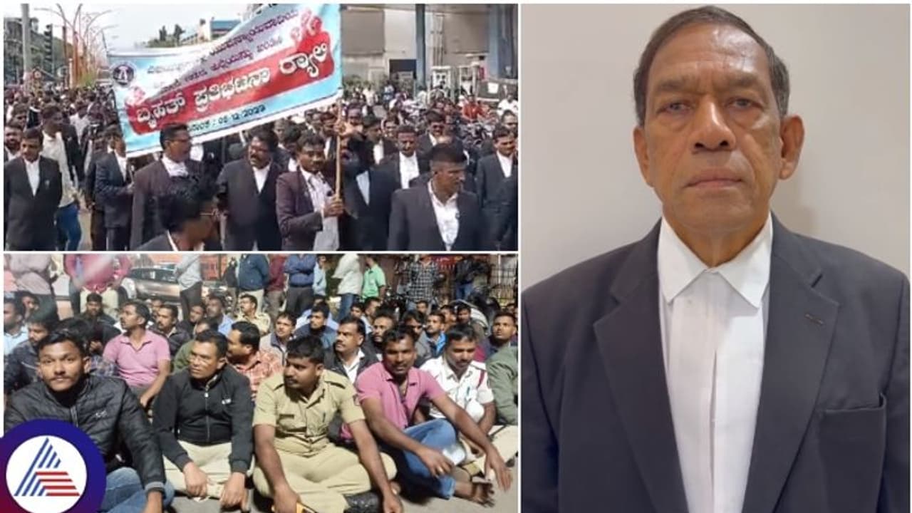 ಒಬ್ಬ ವಕೀಲನಿಗೆ ಹೊಡೆದ್ರೆ, 100 ಪೊಲೀಸರ ಕೊಲೆ ಮಾಡ್ತೀವೆಂದ ಹಿರಿಯ ವಕೀಲರಿಂದ ಬೇಷರತ್ ಕ್ಷಮೆ! ಒಬ್ಬ ವಕೀಲನಿಗೆ ಹೊಡೆದ್ರೆ, 100 ಪೊಲೀಸರ ಕೊಲೆ ಮಾಡ್ತೀವೆಂದ ಹಿರಿಯ ವಕೀಲರಿಂದ ಬೇಷರತ್ ಕ್ಷಮೆ!