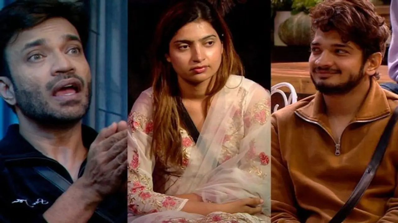 Bigg Boss 17: Munawar Faruqui says, 'Kya GF BF jaise jhagadte hai' as Sana Raees Khan Vicky Jain fight Bigg Boss 17: Munawar Faruqui says, 'Kya GF BF jaise jhagadte hai' as Sana Raees Khan Vicky Jain fight