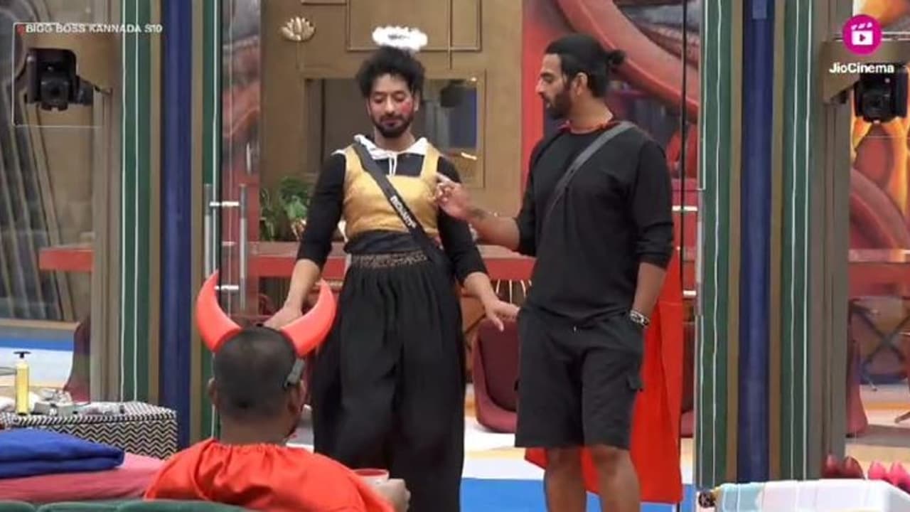 ಬಿಗ್ ಬಾಸ್ ಮನೆಯಲ್ಲಿ ನಗೆಯ ಬುಗ್ಗೆ; ಮಾವುತನೋ ಮೇಕೆಯೋ, ಕನ್ಫ್ಯೂಸ್ ಆದ್ರಾ! ಬಿಗ್ ಬಾಸ್ ಮನೆಯಲ್ಲಿ ನಗೆಯ ಬುಗ್ಗೆ; ಮಾವುತನೋ ಮೇಕೆಯೋ, ಕನ್ಫ್ಯೂಸ್ ಆದ್ರಾ!