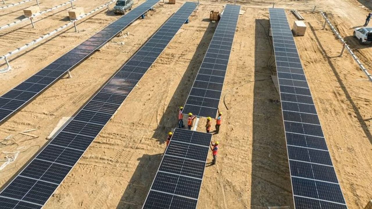 In Pics: Construction begins at world's largest green energy park in Rann desert; Gautam Adani expresses pride