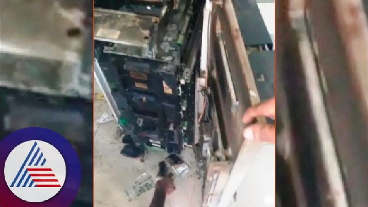 Bengaluru: Fiery end to ATM robbery; Currency worth Rs 4.5 lakh razed Bengaluru: Fiery end to ATM robbery; Currency worth Rs 4.5 lakh razed
