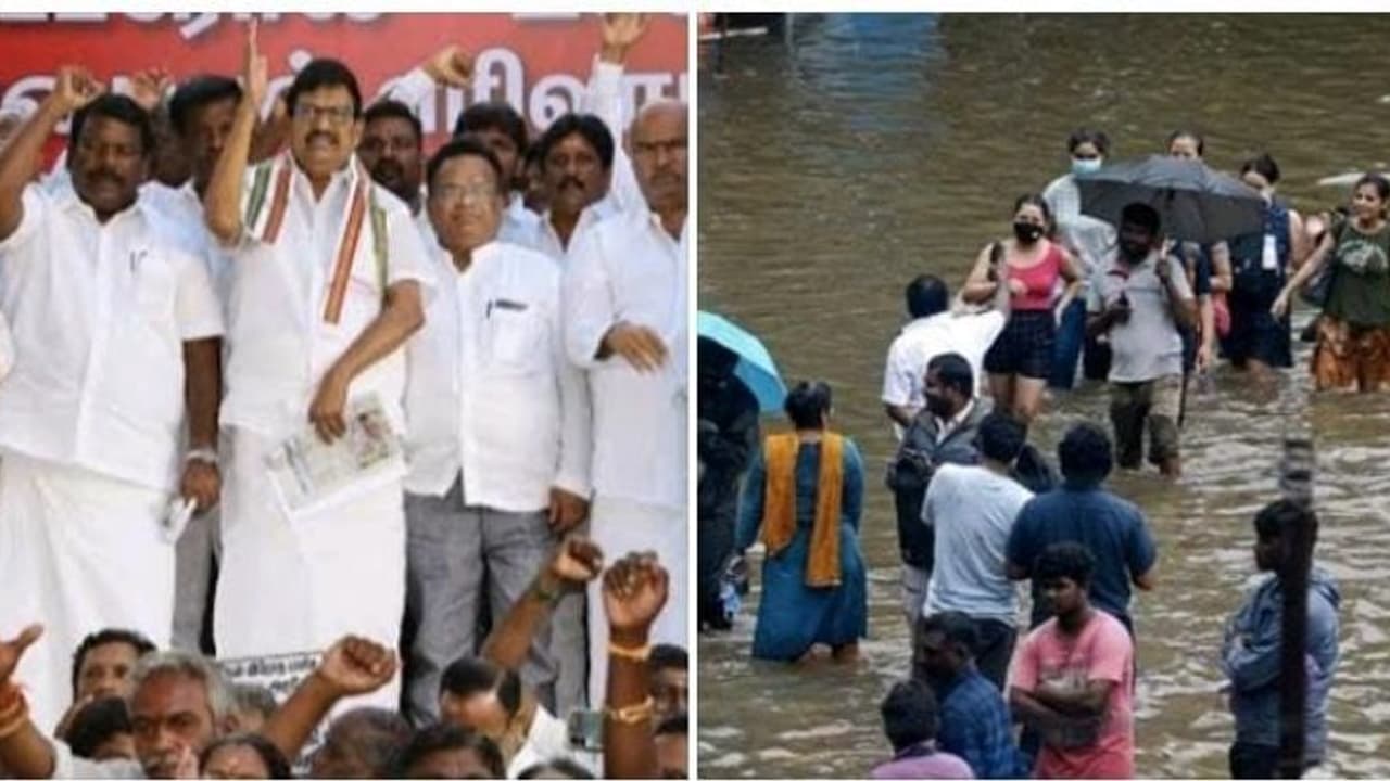 வெள்ளத்தில் மிதக்கும் சென்னை.! ஒரு மாத ஊதியத்தை முதலமைச்சர் பொது நிவாரண நிதிக்கு வழங்கிய காங். எம்எல்ஏக்கள்