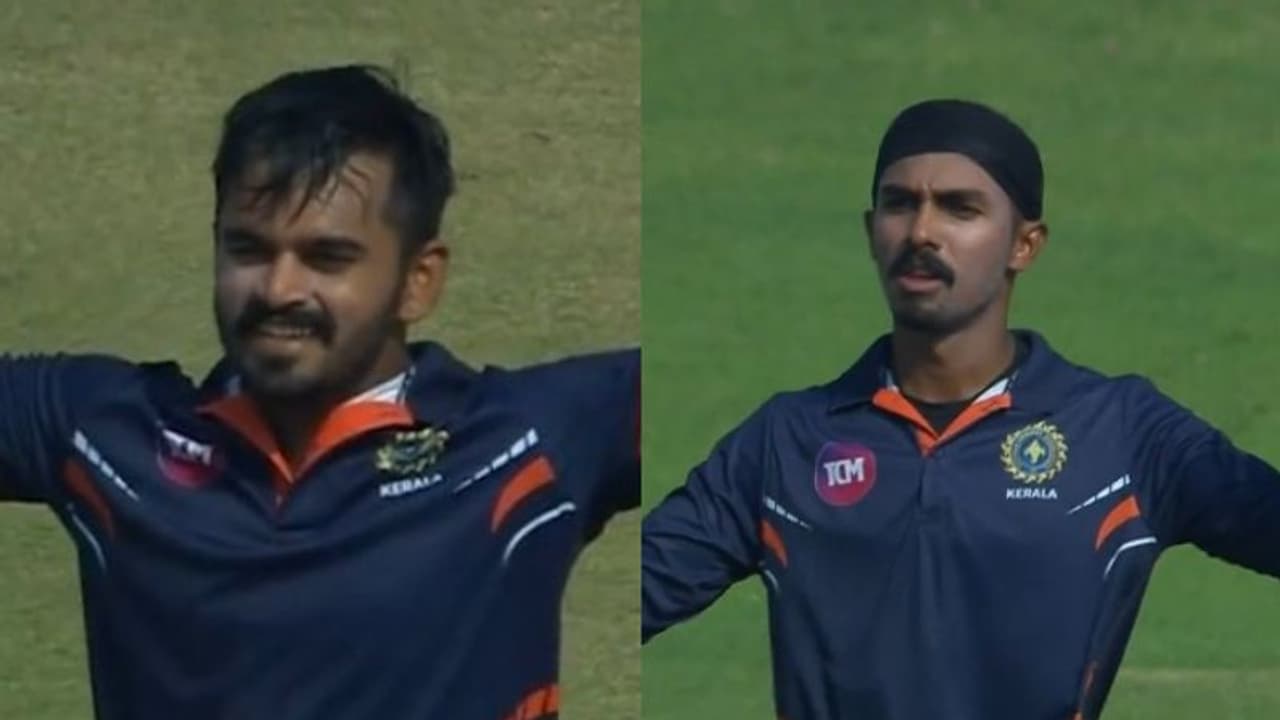 കൃഷ്ണ പ്രസാദ്, രോഹന് എസ് കുന്നുമ്മല് സെഞ്ചുറി; റെക്കോര്ഡുകള് തൂത്തുവാരി കേരള ക്രിക്കറ്റ് ടീം കൃഷ്ണ പ്രസാദ്, രോഹന് എസ് കുന്നുമ്മല് സെഞ്ചുറി; റെക്കോര്ഡുകള് തൂത്തുവാരി കേരള ക്രിക്കറ്റ് ടീം