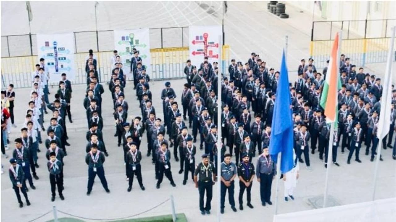 ഭാരത് സ്കൗട്ട് ആന്ഡ് ഗൈഡ്സ് സൗദിയിൽ ‘നാഷനൽ സ്കൗട്ട് ക്യാമ്പ് 2023’ സംഘടിപ്പിച്ചു ഭാരത് സ്കൗട്ട് ആന്ഡ് ഗൈഡ്സ് സൗദിയിൽ ‘നാഷനൽ സ്കൗട്ട് ക്യാമ്പ് 2023’ സംഘടിപ്പിച്ചു