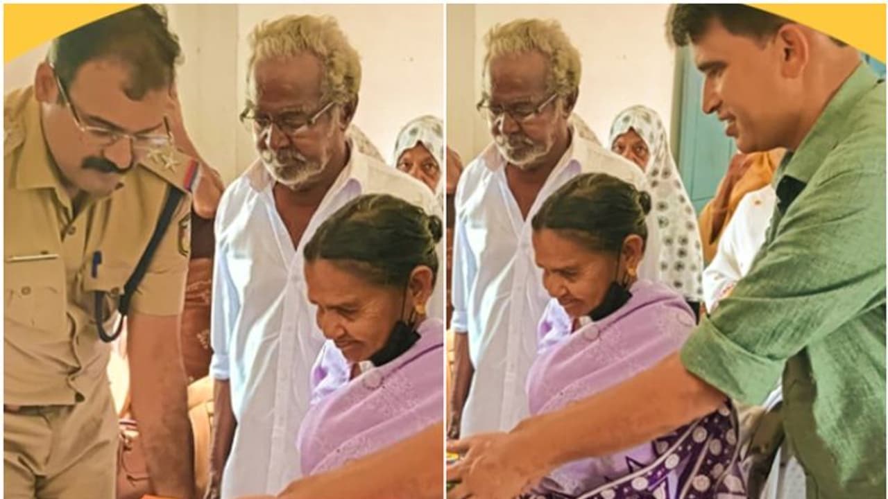 ജനമൈത്രി പൊലീസിന്റെ സർപ്രൈസ് ഗിഫ്റ്റ്, ദ്രൗപദിയമ്മയുടെ കണ്ണുകൾ തിളങ്ങി, പിന്നെ മനസു നിറഞ്ഞ് ചിരിച്ചു ജനമൈത്രി പൊലീസിന്റെ സർപ്രൈസ് ഗിഫ്റ്റ്, ദ്രൗപദിയമ്മയുടെ കണ്ണുകൾ തിളങ്ങി, പിന്നെ മനസു നിറഞ്ഞ് ചിരിച്ചു