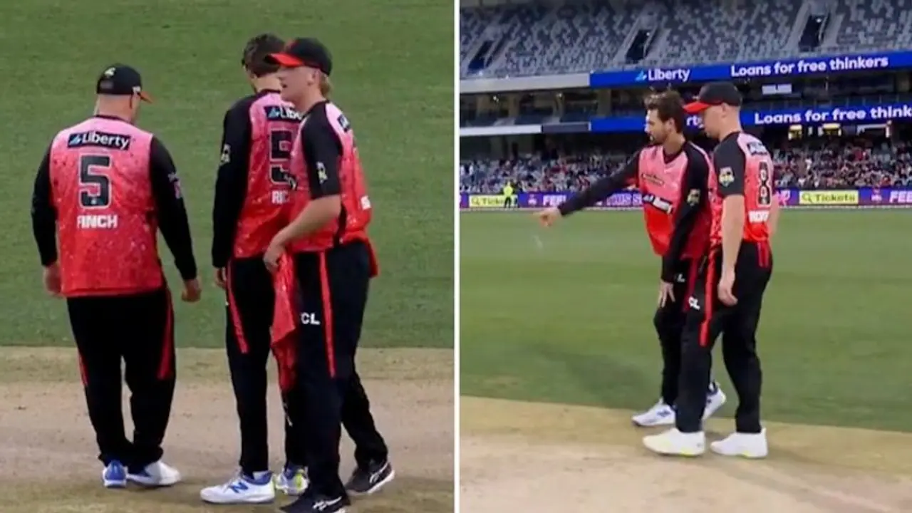 Unusual scenes in BBL: Poor pitch conditions threaten match to be called off Unusual scenes in BBL: Poor pitch conditions threaten match to be called off