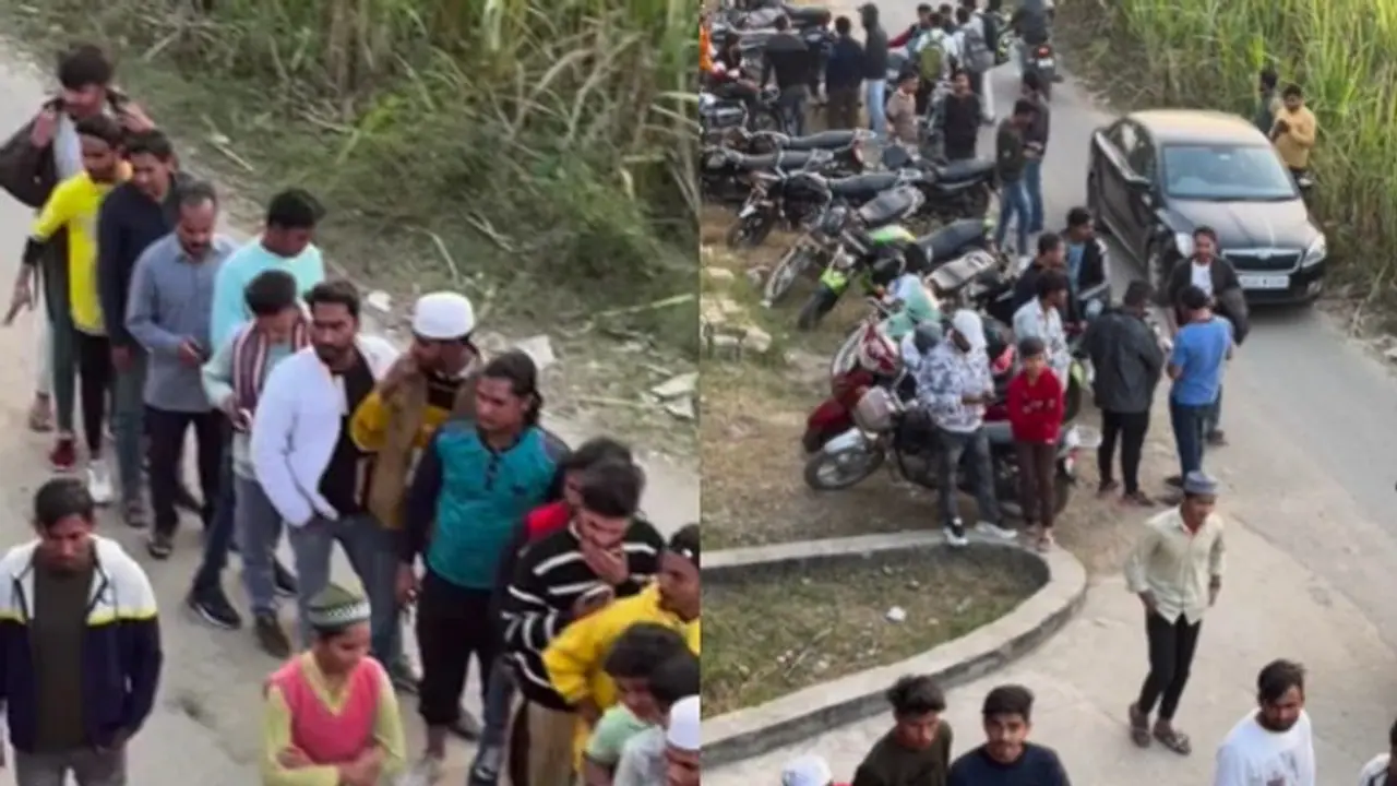 Tight security at Mohammed Shami's farmhouse as hundreds gather for photo with Indian cricket star Tight security at Mohammed Shami's farmhouse as hundreds gather for photo with Indian cricket star