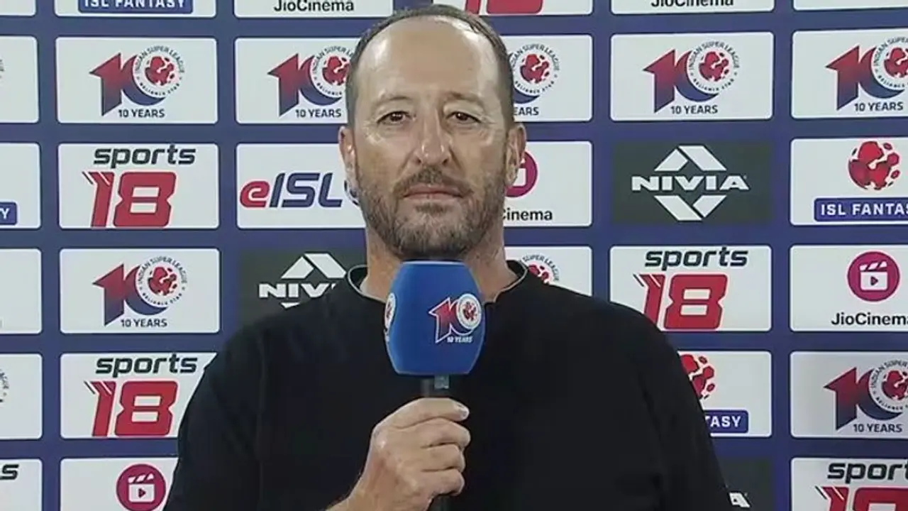 ISL 2023 24: NorthEast United FC's coach Juan Pedro Benali disputes loss against Punjab FC (WATCH) ISL 2023 24: NorthEast United FC's coach Juan Pedro Benali disputes loss against Punjab FC (WATCH)