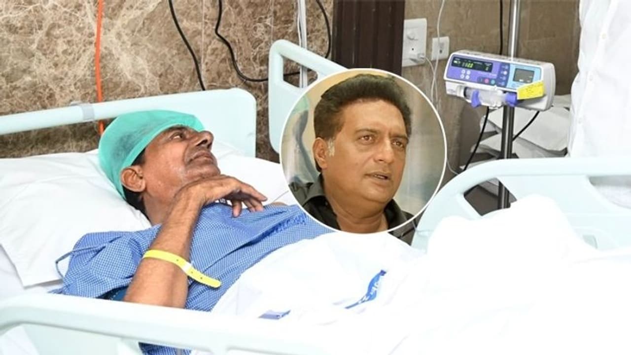 మాజీ సీఎం కేసీఆర్ ను పరామర్శించిన ప్రకాశ్ రాజ్, మాజీ మంత్రులు 