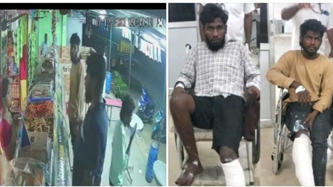 பெண்ணிடம் கத்தியை காட்டி பணம் பறித்த ரவுடிகள்.! போலீஸ் விசாரணையில் வழுக்கி விழுந்து கால் உடைந்ததில் மாவுகட்டு பெண்ணிடம் கத்தியை காட்டி பணம் பறித்த ரவுடிகள்.! போலீஸ் விசாரணையில் வழுக்கி விழுந்து கால் உடைந்ததில் மாவுகட்டு