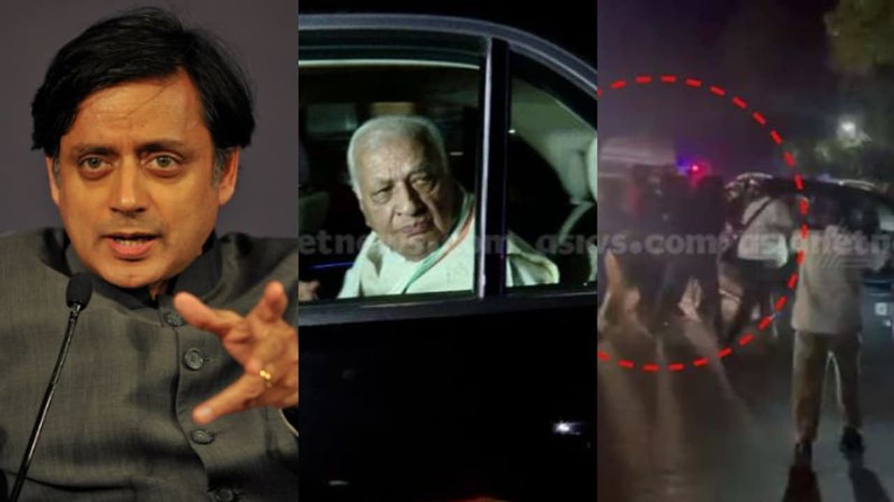 'എസ്എഫ്ഐയുടേത് മാനംകെട്ട പ്രവർത്തി' ഗവർണർക്ക് പിന്തുണയുമായി ശശി തരൂർ