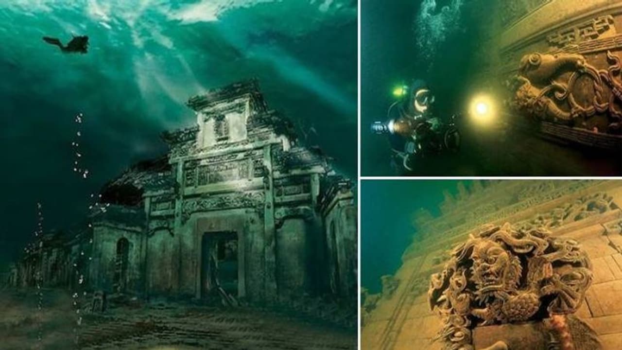 ഹോ അവിശ്വസനീയം തന്നെയിത്; 600 വർഷം പഴക്കം, 64 വർഷമായി വെള്ളത്തിൽ, ഒരു വൻ ന​ഗരം