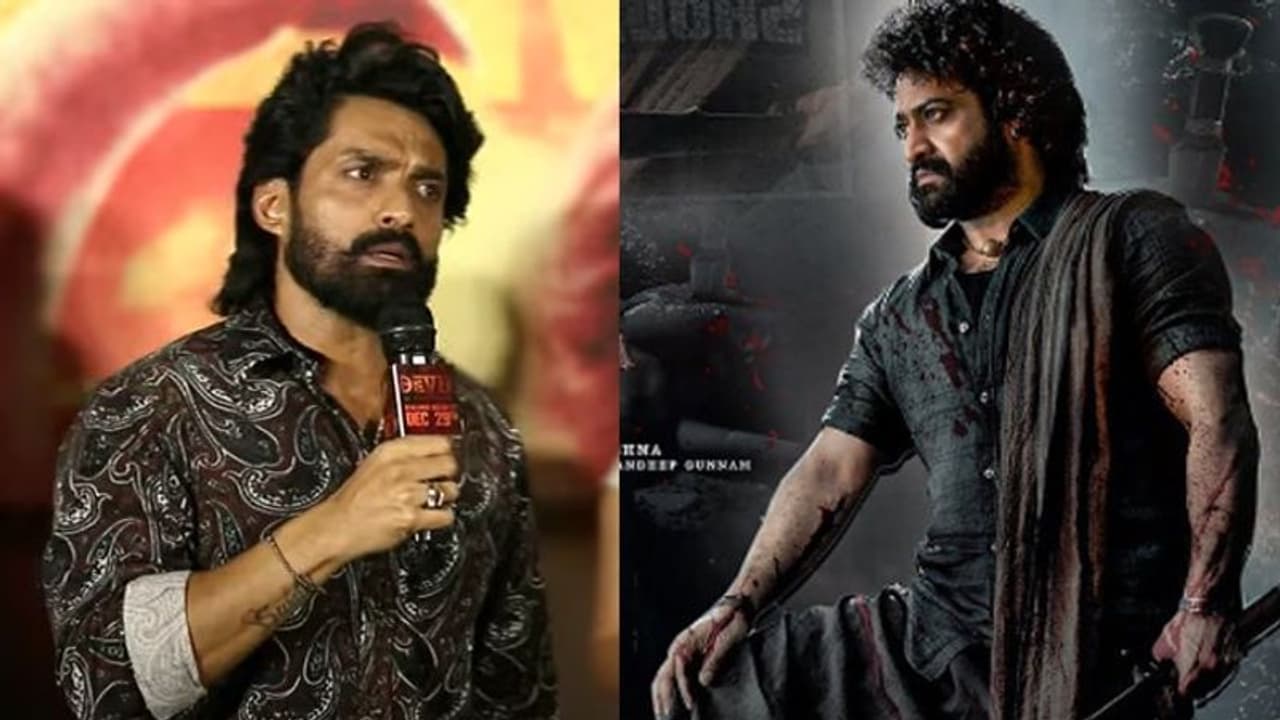 `దేవర` గ్లింప్స్ త్వరలో.. ఎన్టీఆర్ ఫ్యాన్స్ ని ఖుషి చేసిన కళ్యాణ్ రామ్.. `దేవర` గ్లింప్స్ త్వరలో.. ఎన్టీఆర్ ఫ్యాన్స్ ని ఖుషి చేసిన కళ్యాణ్ రామ్..