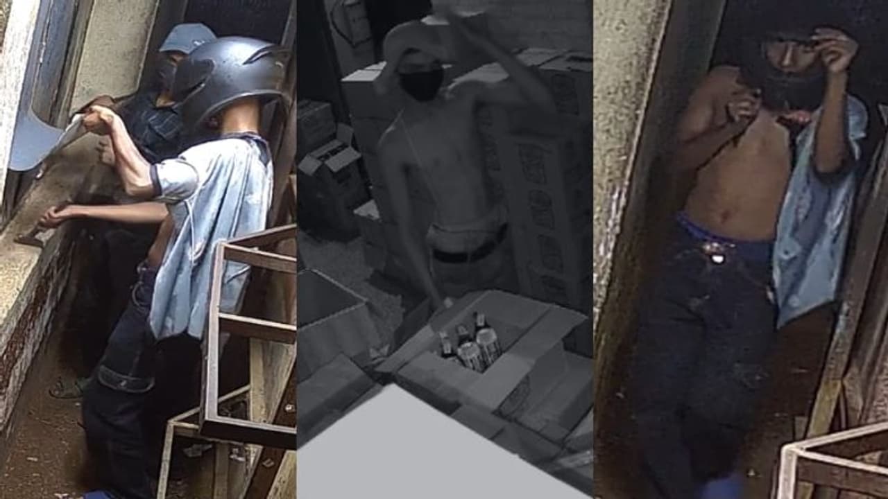 ഷർട്ടില്ല, തൊപ്പിയും മാസ്കും വച്ച് നൃത്തം ചെയ്ത് ബീവറേജിൽ മോഷണം, 40 കുപ്പി അടിച്ച് മാറ്റി യുവാക്കൾ, തുമ്പില്ല ഷർട്ടില്ല, തൊപ്പിയും മാസ്കും വച്ച് നൃത്തം ചെയ്ത് ബീവറേജിൽ മോഷണം, 40 കുപ്പി അടിച്ച് മാറ്റി യുവാക്കൾ, തുമ്പില്ല