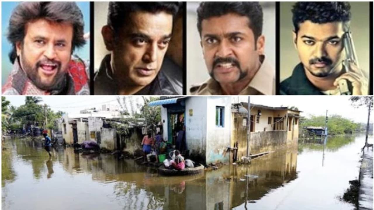 ചെന്നൈയില്‍‌ വെള്ളമിറങ്ങി; പക്ഷെ എയറിലായി സൂപ്പര്‍ താരങ്ങള്‍; ഗവണ്‍മെന്‍റിനെ പേടിയോ എന്ന് സോഷ്യല്‍ മീഡിയ.!