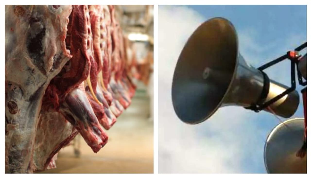 മാംസ വിൽപനയ്ക്കും, ഉച്ചഭാഷിണിക്കും വിലക്കേർപ്പെടുത്തി മധ്യപ്രദേശ് സർക്കാർ മാംസ വിൽപനയ്ക്കും, ഉച്ചഭാഷിണിക്കും വിലക്കേർപ്പെടുത്തി മധ്യപ്രദേശ് സർക്കാർ