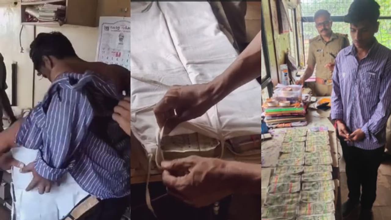 ഒരു ബനിയനുള്ളിൽ ഇത്രയും രഹസ്യമോ! 'കാഷ് ബനിയനു'ള്ളിൽ 26.55 ലക്ഷം, പിടികൂടിയത് വാളയാര് ചെക്ക്പോസ്റ്റിൽ ഒരു ബനിയനുള്ളിൽ ഇത്രയും രഹസ്യമോ! 'കാഷ് ബനിയനു'ള്ളിൽ 26.55 ലക്ഷം, പിടികൂടിയത് വാളയാര് ചെക്ക്പോസ്റ്റിൽ