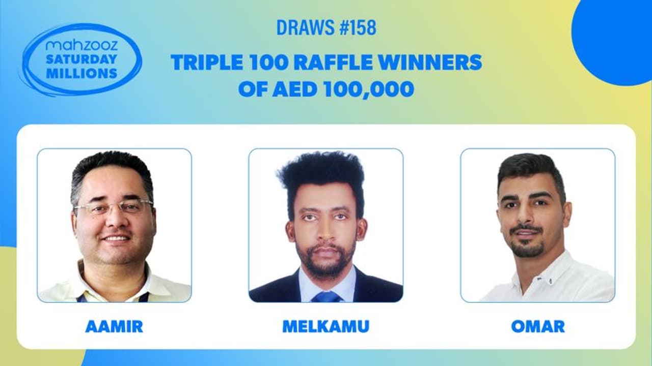 മഹ്സൂസിലുടെ മൂന്ന് പ്രവാസികൾക്ക് ഒരു ലക്ഷം ദിർഹം വീതം സമ്മാനം മഹ്സൂസിലുടെ മൂന്ന് പ്രവാസികൾക്ക് ഒരു ലക്ഷം ദിർഹം വീതം സമ്മാനം