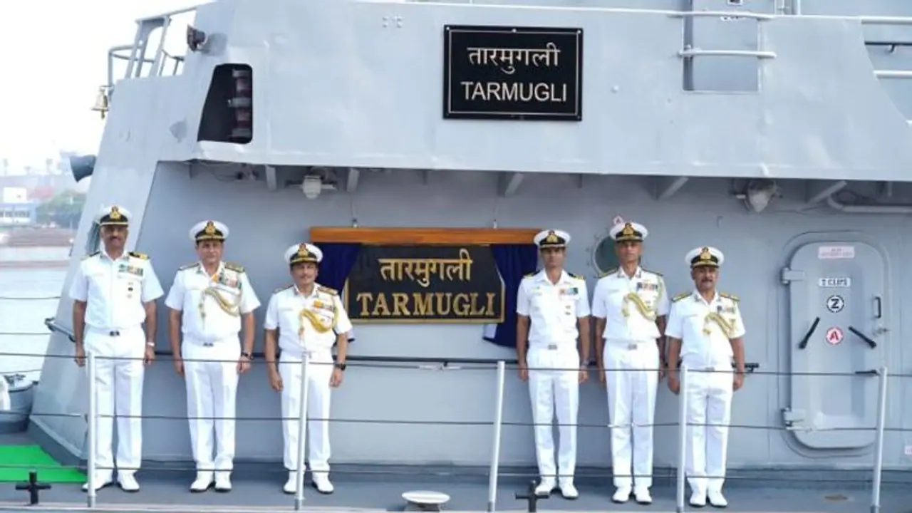 Indian Navy reinducts fast attack craft Tarmugli returned by Maldives Indian Navy reinducts fast attack craft Tarmugli returned by Maldives