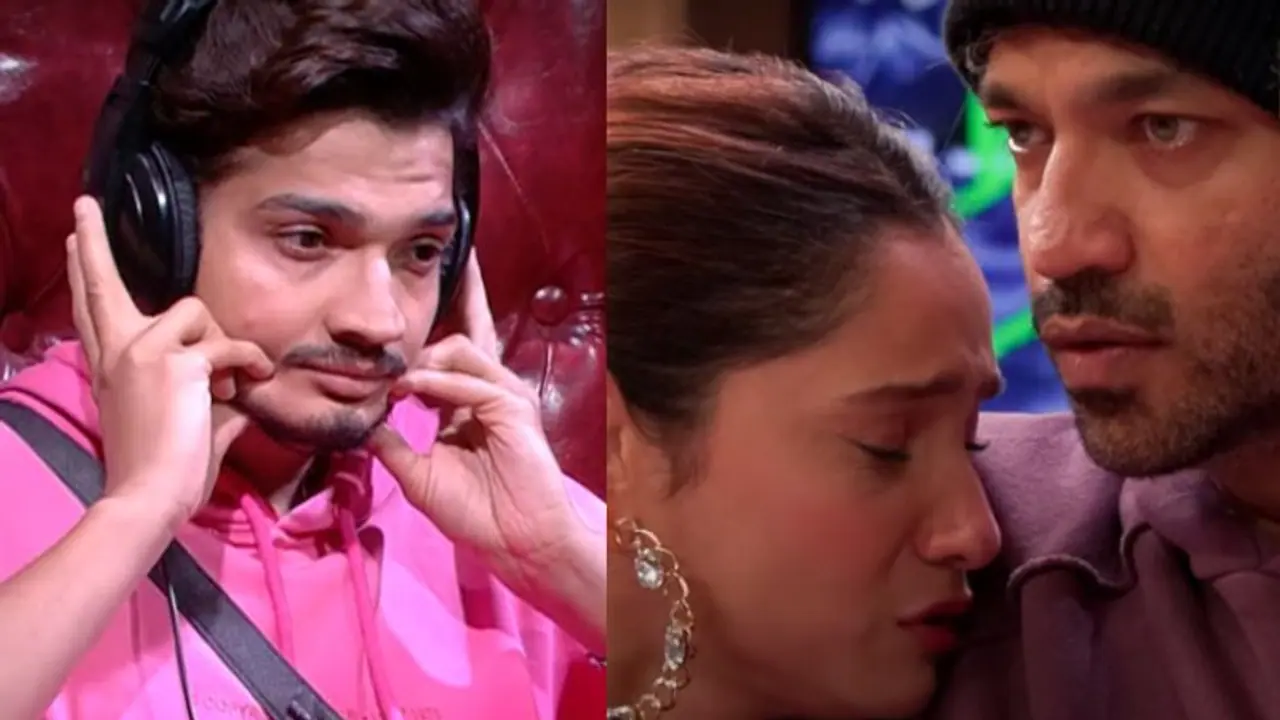 Bigg Boss 17: Munawar Faruqui hears Anikta Lokhande's secret conversation, accuses her of undue advantage Bigg Boss 17: Munawar Faruqui hears Anikta Lokhande's secret conversation, accuses her of undue advantage