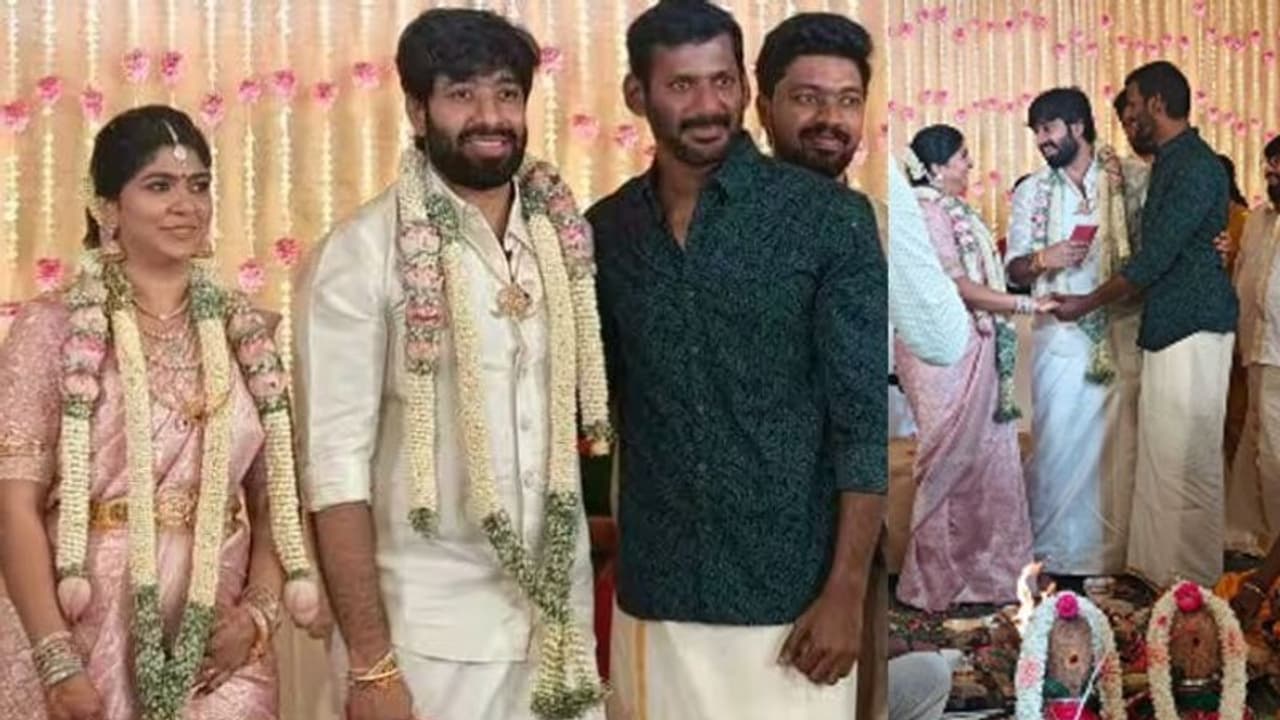 యంగ్ డైరెక్టర్ తో ఘనంగా నటుడు ప్రభు కూతురు ఐశ్వర పెళ్లి, స్టార్స్ ఎవరెవరు వచ్చారంటే..? 