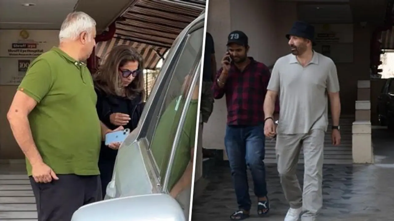 Bollywood buzz: Sunny Deol, Dimple Kapadia's clinic visit takes social media by storm [WATCH]