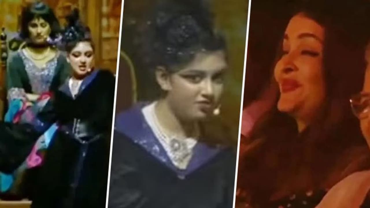 Video: Aishwarya Rai Abhishek Bachchan's daughter Aaradhya shows her acting talent at her school event