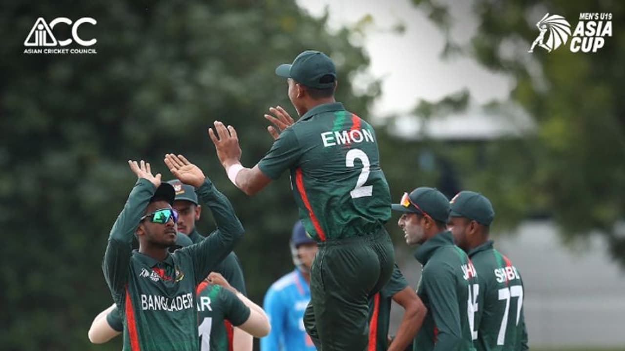 അണ്ടർ 19 ഏഷ്യാ കപ്പില്‍ അട്ടിമറിപ്പൂരം; സെമിയില്‍ ഇന്ത്യയെ ബംഗ്ലാദേശ് വീഴ്ത്തി, പാകിസ്ഥാനെ നാണംകെടുത്തി യുഎഇ