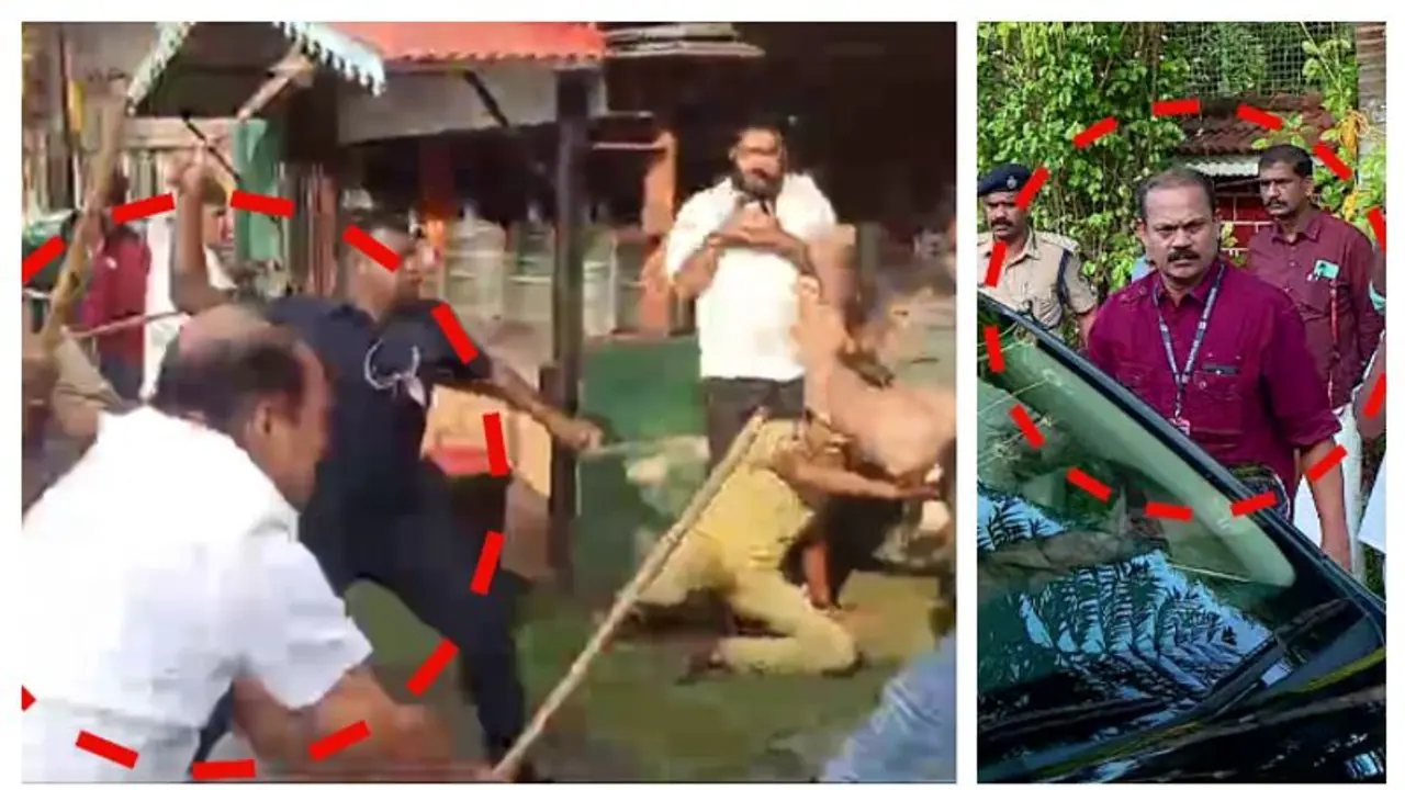 Kerala CM's gunman, security officer among five named as accused for lathi charging Youth Congress workers 