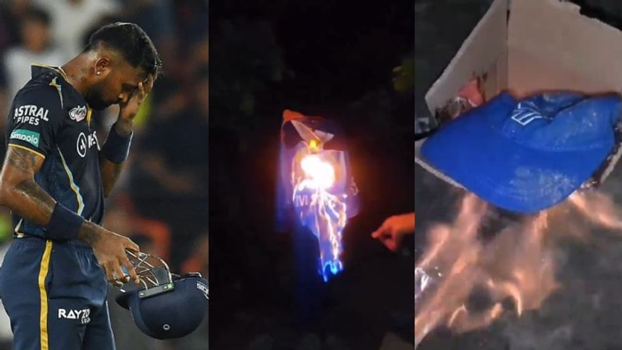 സൂര്യയുടെയും ബുമ്രയുടെയും കൂറിന് പുല്ലുവില, ആരാധകരോഷം കത്തുന്നു; മുംബൈ ജേഴ്സിയും തൊപ്പിയും കത്തിച്ച് ആരാധകർ സൂര്യയുടെയും ബുമ്രയുടെയും കൂറിന് പുല്ലുവില, ആരാധകരോഷം കത്തുന്നു; മുംബൈ ജേഴ്സിയും തൊപ്പിയും കത്തിച്ച് ആരാധകർ