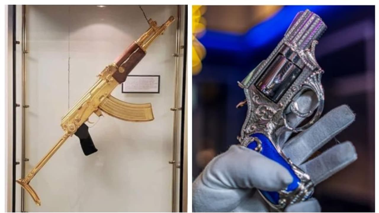 ഒടുവില്‍, സദാം ഹുസൈന്‍റെ ഗോൾഡൻ എകെ 47 പൊതുപ്രദർശനത്തിന് വച്ച് ബ്രിട്ടന്‍ !