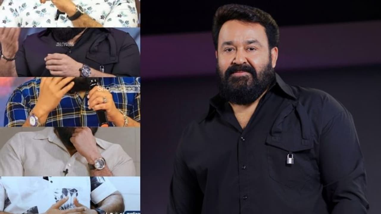 12 ലക്ഷം മുതല് രണ്ട് കോടി വരെ; മോഹൻലാലിന്റെ വാച്ചുകളുടെ വില കേട്ട് അമ്പരന്ന് ആരാധകർ 12 ലക്ഷം മുതല് രണ്ട് കോടി വരെ; മോഹൻലാലിന്റെ വാച്ചുകളുടെ വില കേട്ട് അമ്പരന്ന് ആരാധകർ