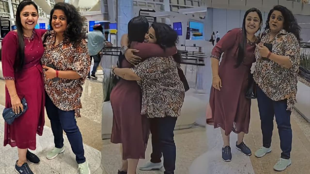 നീണ്ട പതിനഞ്ച് വർഷത്തെ ബന്ധം; ദുബായിൽ കണ്ടുമുട്ടി അശ്വതിയും വീണ നായരും