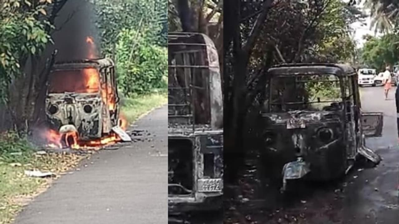 'മരച്ചോട്ടിൽ നിർത്തിയിട്ട ഓട്ടോ, പെട്രോൾ കന്നാസുമായി പ്രമോദിനെ കണ്ടെന്ന് മൊഴി; ഉറപ്പിക്കാൻ ശാസ്ത്രീയ പരിശോധന 'മരച്ചോട്ടിൽ നിർത്തിയിട്ട ഓട്ടോ, പെട്രോൾ കന്നാസുമായി പ്രമോദിനെ കണ്ടെന്ന് മൊഴി; ഉറപ്പിക്കാൻ ശാസ്ത്രീയ പരിശോധന