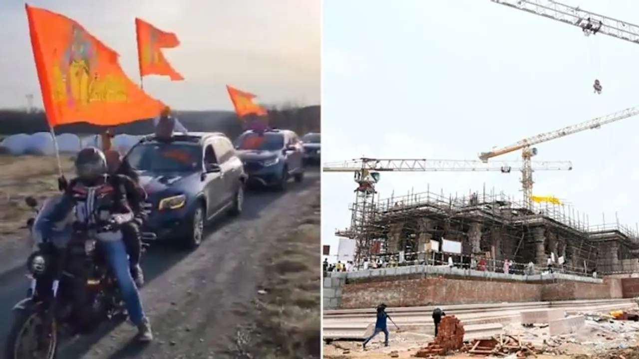 Washington: Hindu Americans organise car rally to celebrate upcoming Ram Temple inauguration (WATCH) Washington: Hindu Americans organise car rally to celebrate upcoming Ram Temple inauguration (WATCH)