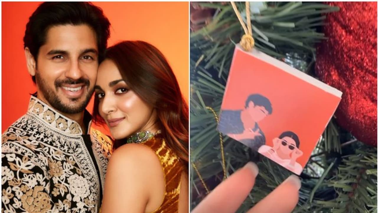 Kiara Advani, Sidharth Malhotra celebrate Christmas with 'Shershaah' special decoration; see pictures Kiara Advani, Sidharth Malhotra celebrate Christmas with 'Shershaah' special decoration; see pictures