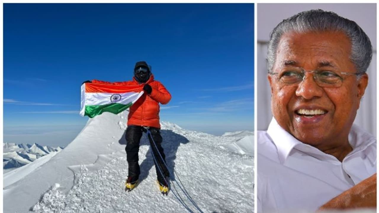 മൗണ്ട് വിൻസൺ കീഴടക്കിയ ആദ്യ മലയാളിയായി ഷെയ്ഖ് ഹസൻ ഖാൻ; സെക്രട്ടേറിയറ്റ് ഉദ്യോഗസ്ഥനെ അഭിനന്ദിച്ച് മുഖ്യമന്ത്രി മൗണ്ട് വിൻസൺ കീഴടക്കിയ ആദ്യ മലയാളിയായി ഷെയ്ഖ് ഹസൻ ഖാൻ; സെക്രട്ടേറിയറ്റ് ഉദ്യോഗസ്ഥനെ അഭിനന്ദിച്ച് മുഖ്യമന്ത്രി