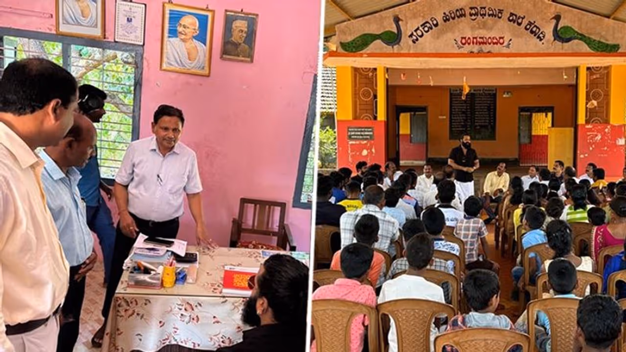 Kantara star Rishab Shetty adopts government Kannada school in his hometown Keradi; read details Kantara star Rishab Shetty adopts government Kannada school in his hometown Keradi; read details