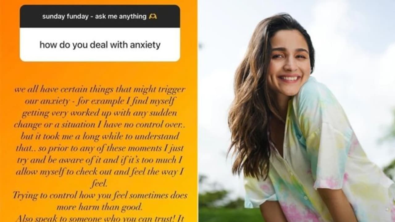 എങ്ങനെയാണ് 'ആംഗ്സൈറ്റി' മറികടക്കുന്നത്? ; ആലിയയുടെ മറുപടി ഇങ്ങനെ...