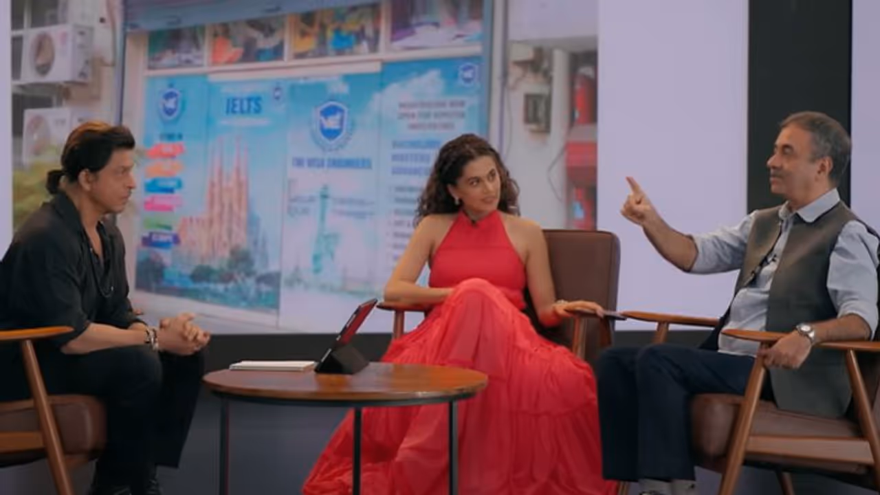 'Dunki Diaries': Shah Rukh Khan, Taapsee Pannu, Rajkumar Hirani reveal BTS stories about the film Watch 'Dunki Diaries': Shah Rukh Khan, Taapsee Pannu, Rajkumar Hirani reveal BTS stories about the film Watch