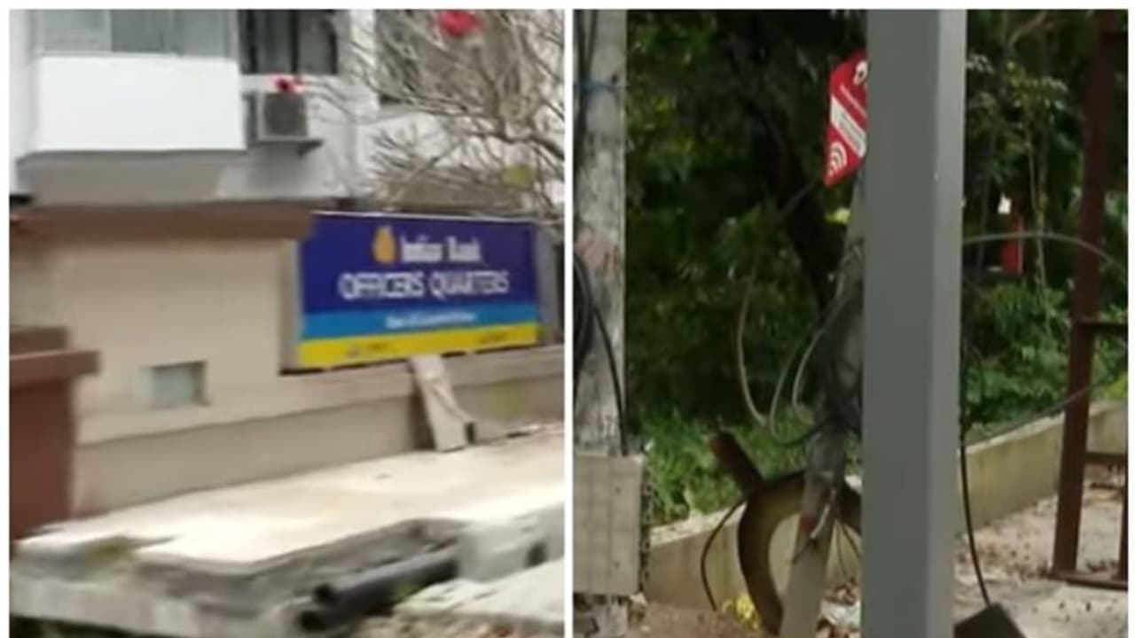 നോക്കി നടന്നില്ലെങ്കിൽ തല പോസ്റ്റിലിടിക്കും; കെഎസ്ഇബി അനാസ്ഥ; ഇഴഞ്ഞ് നടപ്പാത നിർമ്മാണം