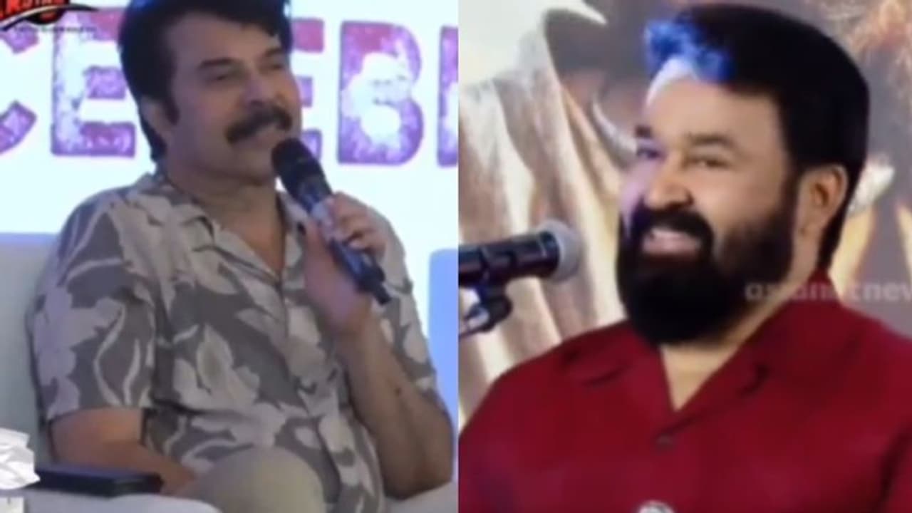 'എനിക്ക് എന്റെ പിള്ളേർ ഉണ്ടെടാ'ന്ന് മോഹൻലാൽ, ആ സ്നേഹം മഹാഭാ​ഗ്യമെന്ന് മമ്മൂട്ടി; ഫാൻസ് വീഡിയോ വൈറൽ