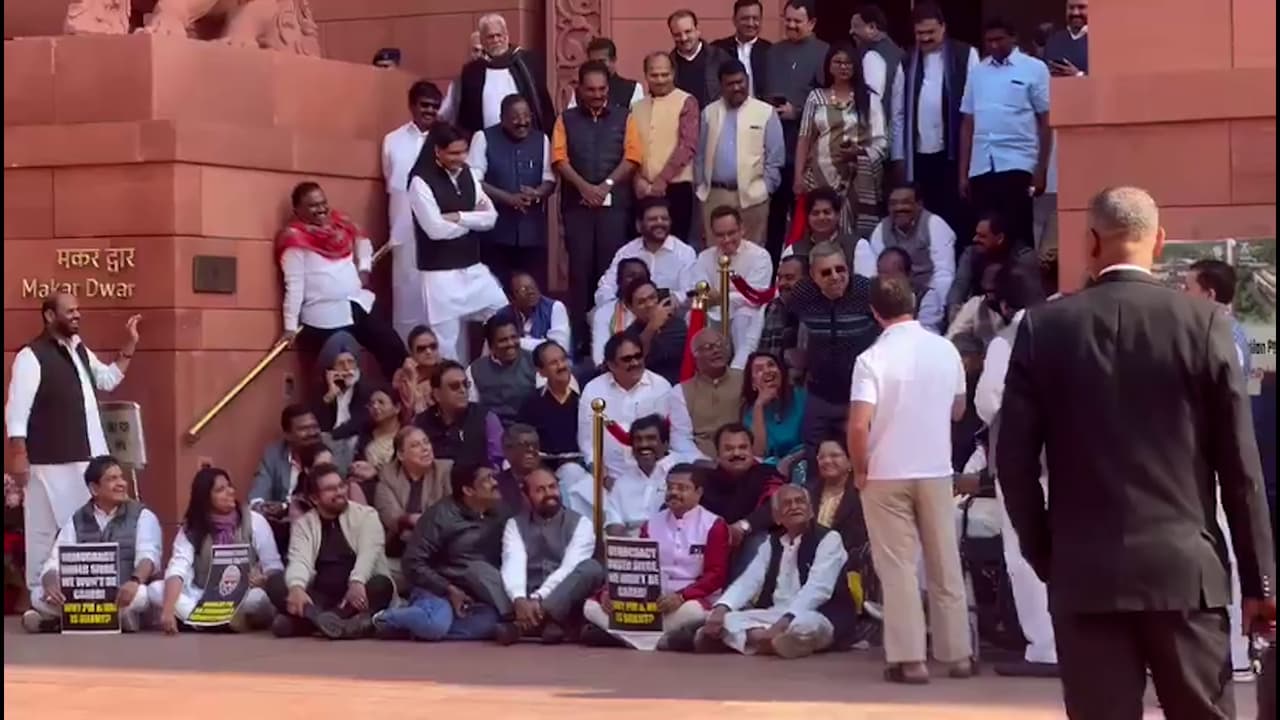 INDIA bloc to hold protest march today from Parliament over suspension of MPs; check details INDIA bloc to hold protest march today from Parliament over suspension of MPs; check details