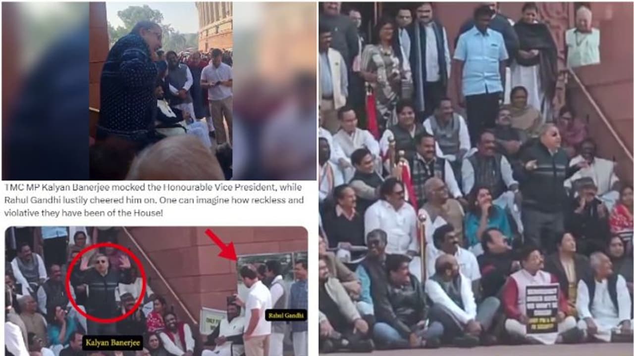 രാജ്യസഭചെയർമാൻ ജഗ്ദീപ് ധൻക്കറിനെ പരിഹസിച്ച് മിമിക്രി, മൊബൈലില് പകര്ത്തി രാഹുല്ഗാന്ധി,പ്രതിഷേധവുമായി ബിജെപി രാജ്യസഭചെയർമാൻ ജഗ്ദീപ് ധൻക്കറിനെ പരിഹസിച്ച് മിമിക്രി, മൊബൈലില് പകര്ത്തി രാഹുല്ഗാന്ധി,പ്രതിഷേധവുമായി ബിജെപി