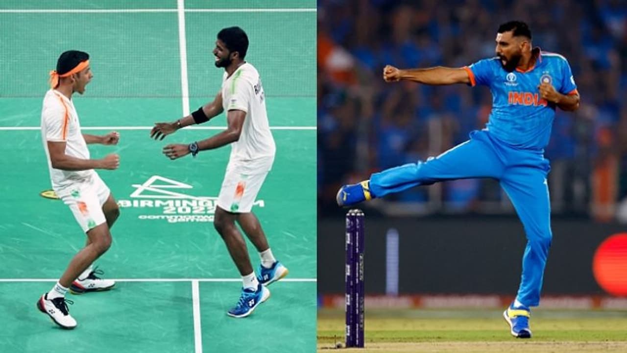 ചിരാഗ് ഷെട്ടി സാത്വിക് സായ്രാജ് സഖ്യത്തിന് ഖേൽ രത്ന, മുഹമ്മദ് ഷമിക്ക് അർജുന, കായിക പുരസ്കാരങ്ങൾ പ്രഖ്യാപിച്ചു ചിരാഗ് ഷെട്ടി സാത്വിക് സായ്രാജ് സഖ്യത്തിന് ഖേൽ രത്ന, മുഹമ്മദ് ഷമിക്ക് അർജുന, കായിക പുരസ്കാരങ്ങൾ പ്രഖ്യാപിച്ചു