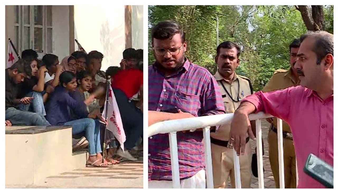 കാലിക്കറ്റ്‌ സർവ്വകലാശാല സെനറ്റ് യോഗം; 5 അം​ഗങ്ങളെ തടഞ്ഞ് എസ്എഫ്ഐ, യുഡിഎഫ് പ്രതിനിധികളെ കയറ്റിവിട്ടു