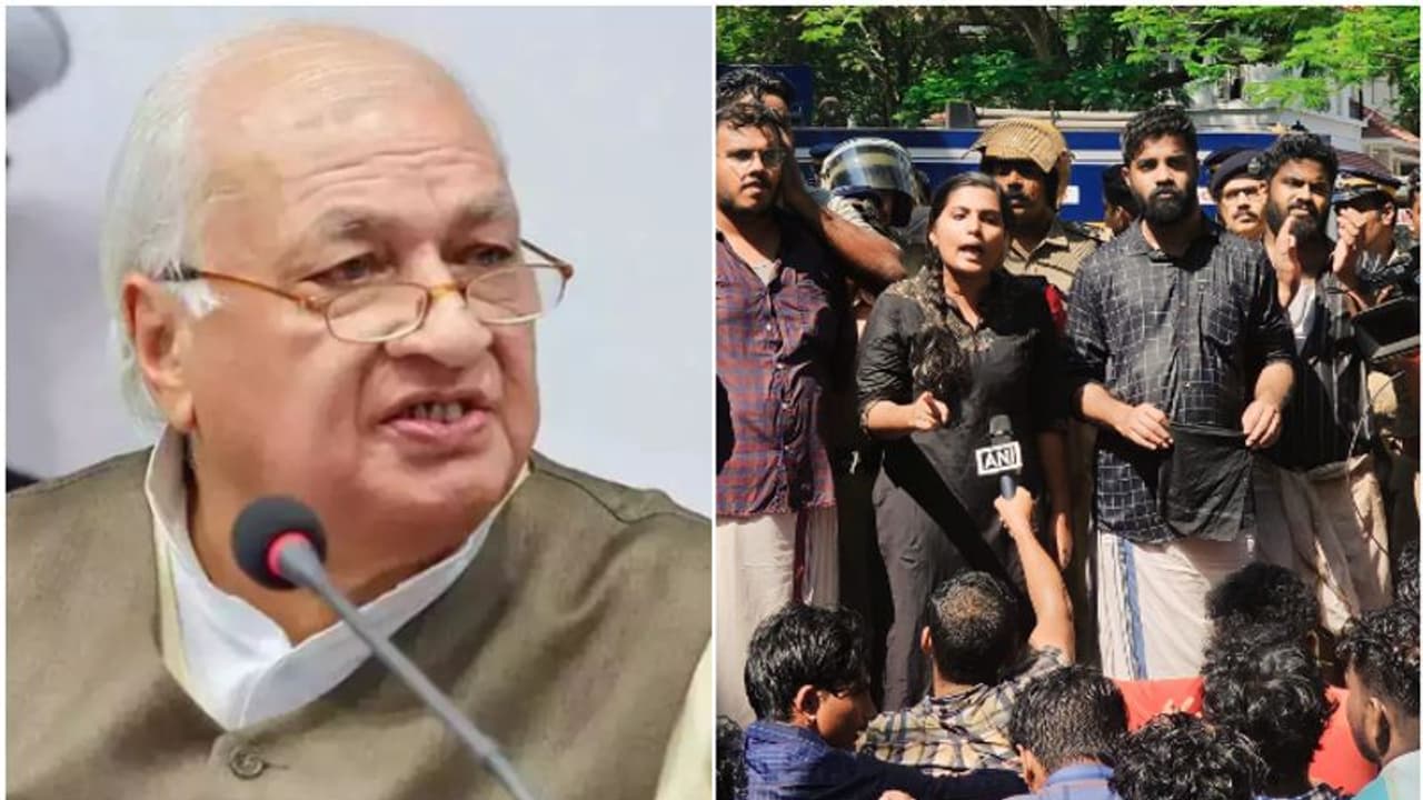 'ഇത് നിങ്ങള് കബഡി നടത്തണ പറമ്പല്ല, യൂണിവേഴ്സിറ്റി സെനറ്റാണ്'; ഗവര്ണറെ വീണ്ടും വെല്ലുവിളിച്ച് എസ്എഫ്ഐ 'ഇത് നിങ്ങള് കബഡി നടത്തണ പറമ്പല്ല, യൂണിവേഴ്സിറ്റി സെനറ്റാണ്'; ഗവര്ണറെ വീണ്ടും വെല്ലുവിളിച്ച് എസ്എഫ്ഐ