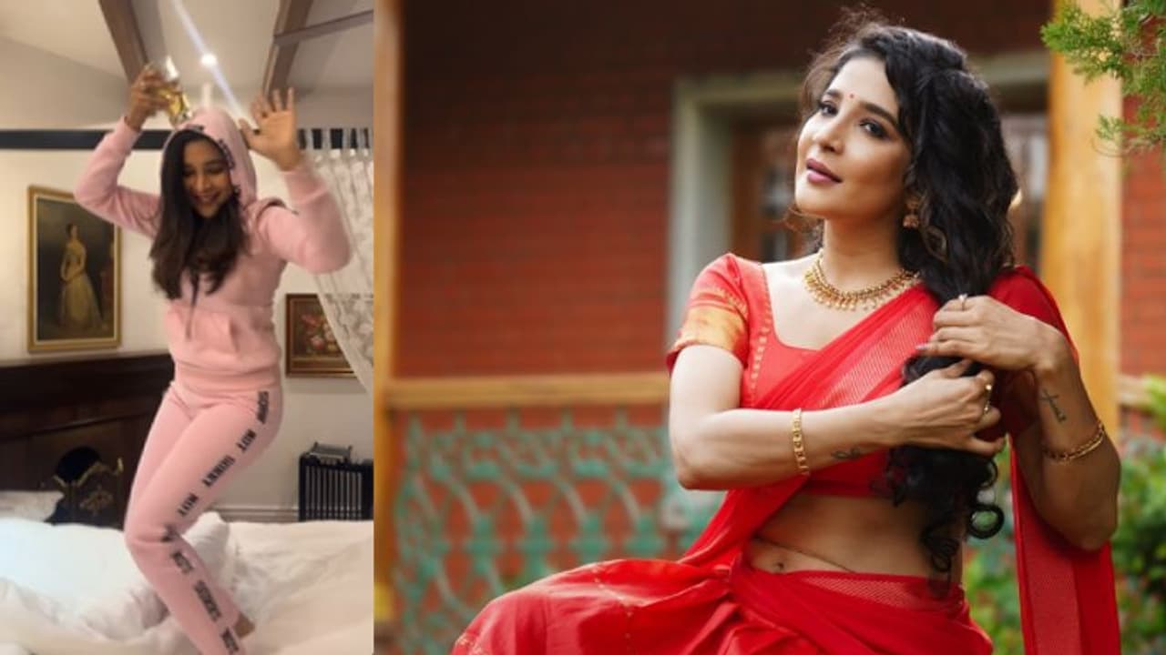 அது என்ன ஆப்பிள் ஜூசா? தலையில் கிளாஸ்.. அனிமல் பாட்டுக்கு செம டான்ஸ் போட்ட சாக்ஷி அகர்வால் வீடியோ வைரல்! அது என்ன ஆப்பிள் ஜூசா? தலையில் கிளாஸ்.. அனிமல் பாட்டுக்கு செம டான்ஸ் போட்ட சாக்ஷி அகர்வால் வீடியோ வைரல்!