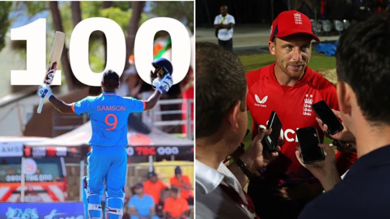 ദാ കാണ്... നൂറഴക് ചിത്രവുമായി സഞ്ജു സാംസണ്, ഏറ്റെടുത്ത് ആരാധകര്; 'ചേട്ടന്' ഉയിരെന്ന് 'ജോസേട്ടന്' ദാ കാണ്... നൂറഴക് ചിത്രവുമായി സഞ്ജു സാംസണ്, ഏറ്റെടുത്ത് ആരാധകര്; 'ചേട്ടന്' ഉയിരെന്ന് 'ജോസേട്ടന്'